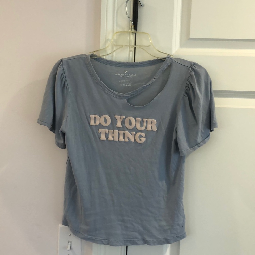 American Eagle distressed T-shirt